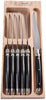 Andre Verdier: Laguiole Debutant Steak Knife Set - Black (6pc)