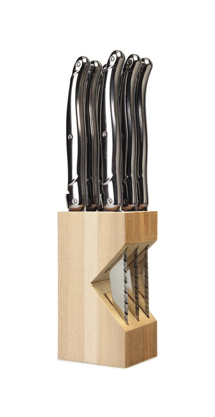Andre Verdier Laguiole Debutant Steak Knife Set - Stainless Steel
