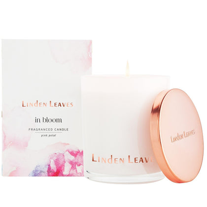 Linden Leaves Fragranced Candle - Pink Petal