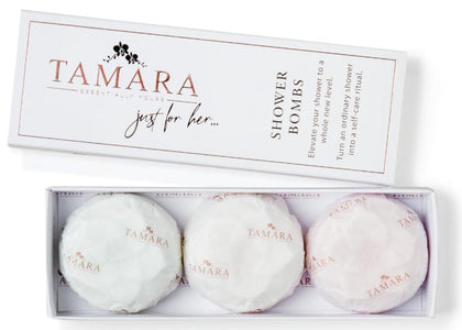 Essentially Tamara: Just for Her Collection Shower Bombs (Gift Box of 3)