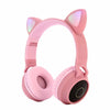 Cat Ears: Bluetooth Wireless On-Ear Headset - Pink