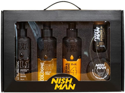 Nishman: Men's Gift Set - Gold (5 Piece Set)