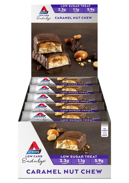 Atkins Endulge Bars - Caramel Nut Chew (34g) x 15