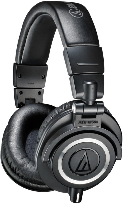 Audio-Technica ATH-M50X Studio Monitors Headphones - Black