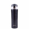 Oasis: Flip-Top Vacuum Flask - Gun Metal (420ml) - D.Line