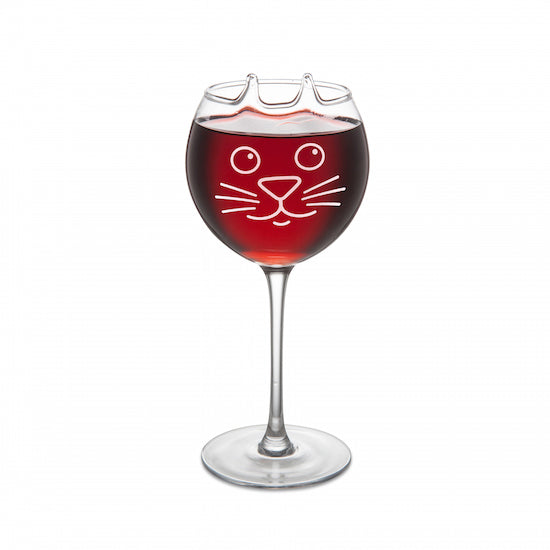 Bigmouth Lit Mrs. Claus Wine Glass