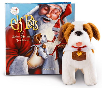Elf Pets: A Saint Bernard Tradition by Elf on the Shelf