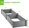 Wooden Raised Garden Bed Planter for Vegetables & Herbs