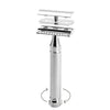 Muhle: Traditional R89 Chrome 'Twist' Safety Razor (Closed Comb)