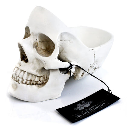 Suck UK: Skull Tidy Decorative Bowl - White