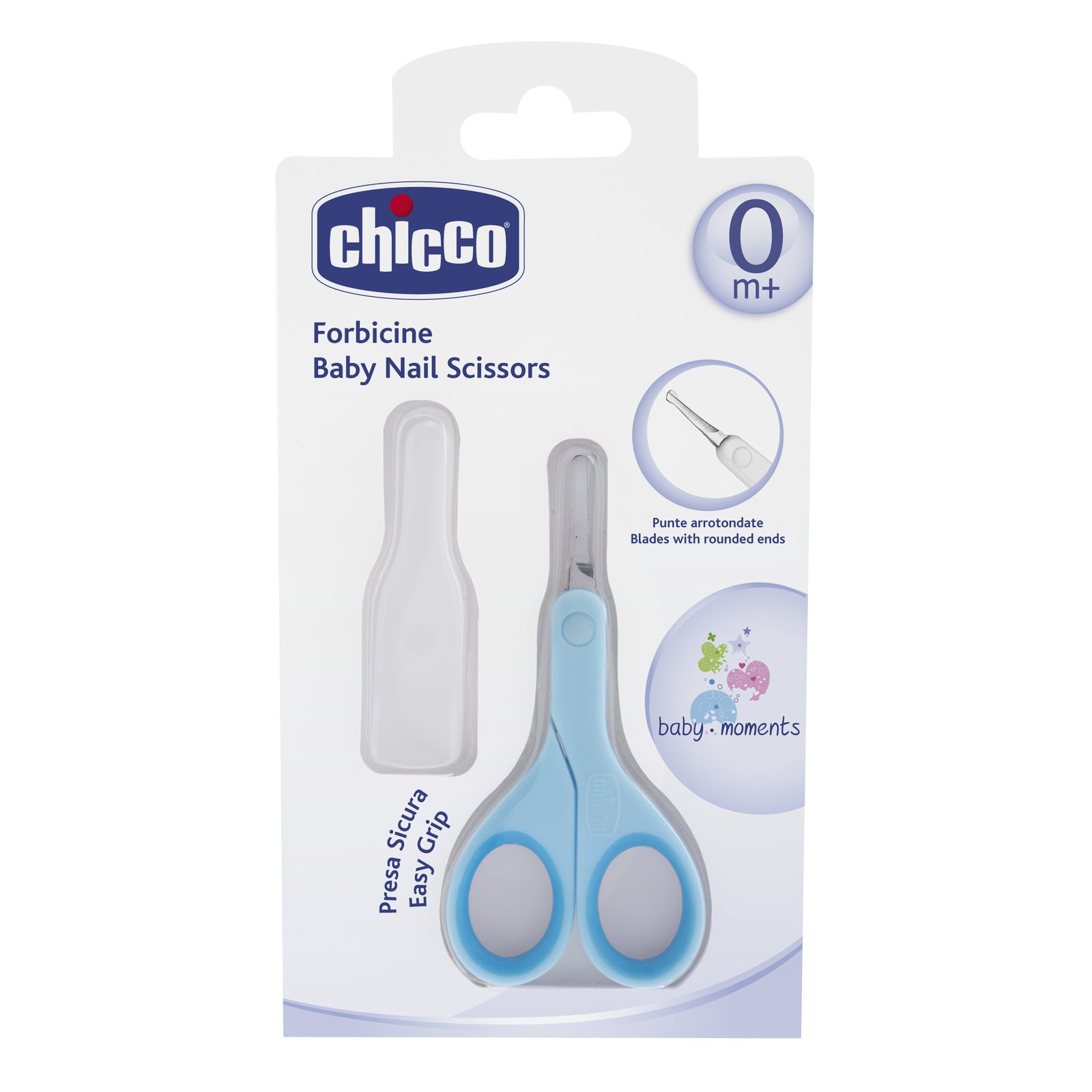 Chicco: Baby Nail Scissors - Light Blue