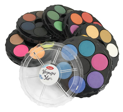 Jasart Voyager: Watercolour Discs - Set of 36