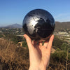 MOVA Self Rotating Globe Silver/Black - 11.5cm