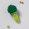 Rattle: Crochet Rattle - Broccoli
