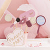 Ginger Ray: Pink Glitter And Foiled Pamper Party Photo Booth Props