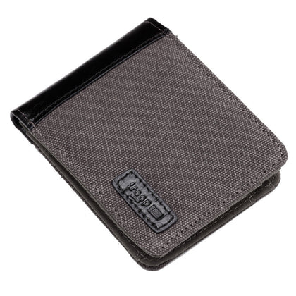 Troop London: Idaho Canvas Wallet - Black