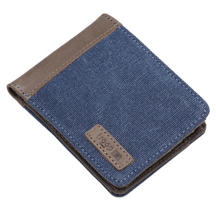 Troop London: Idaho Canvas Wallet - Blue