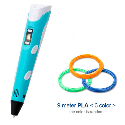 Ape Basics: USB 3D Drawing Printer Pen with Refills - Blue