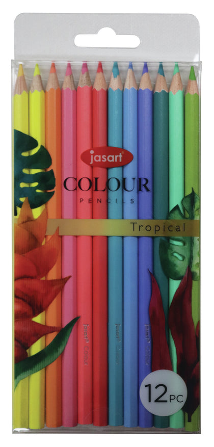 Jasart: Studio Pencil - Tropical (Set of 12)