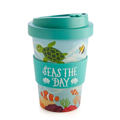 Eco-to-Go Bamboo Cup - Sea Animal (470ml)