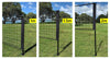 Volleyball Adjustable Poles & Net Set with Court Marking Rope