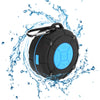 Waterproof Bluetooth Speaker with Suction Cup - Blue