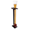 Yard Glass With Stand - Black