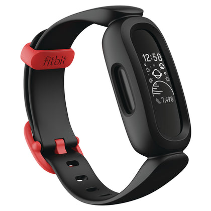 Fitbit Ace 3 Kid's Activity Tracker - Black/ Racer Red