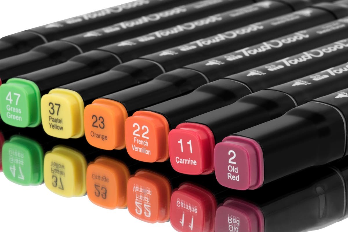 Essentials For You: 262-Piece Colour Marker Set (Black)