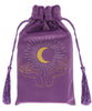 Tarot Hands Drawstring Pouch - Purple