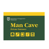 Man Cave - A5 Wooden Sign - Just Great Design