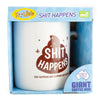 Koolface: Sh*t Happens - Giant Novelty Coffee Mug (900ml)