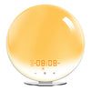 Round Sunrise Electronic Alarm Clock Bedside Lamp