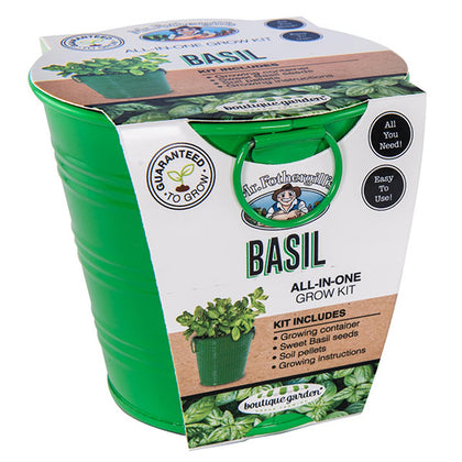 Mr Fothergills: Basil - Round Grow Kit Tin