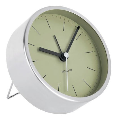 Karlsson: Minimal Alarm Clock - Green