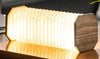 Gingko: Walnut Accordion - Small LED Light