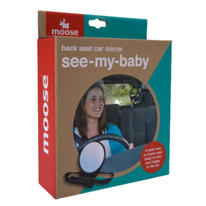 Moose Baby: See-My-Baby Back Seat Car Mirror