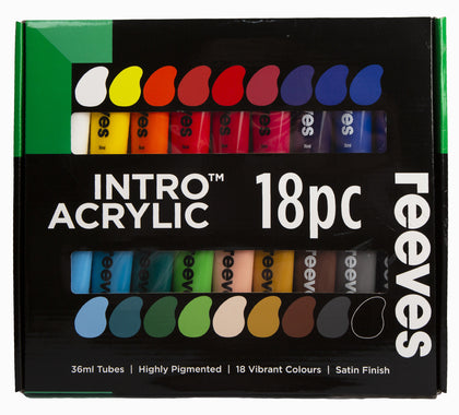 Reeves: Intro Acrylic Set - (18 x 36ml)