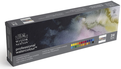 Winsor & Newton: Professional Watercolour - Complete Travel Tin (24 HPan)