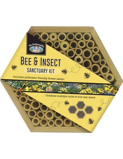 Mr Fothergill's: Bee & Insect Sanctuary Kit - Hexagonal - Mr Fothergills