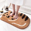 Soft Microfibre Bath Mat - Tabby Cat (45 x 65cm)