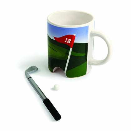 Kikkerland: Putter Cup Golf Mug (With Pen)