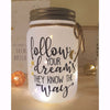 Stellar Haus: Follow your Dreams Sparkle Jar