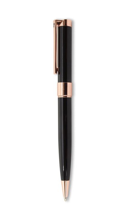 Pierre Cardin: Noblesse Ballpoint Pen - Black/Rose Gold