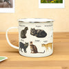 Gift Republic: Cat - Enamel Mug