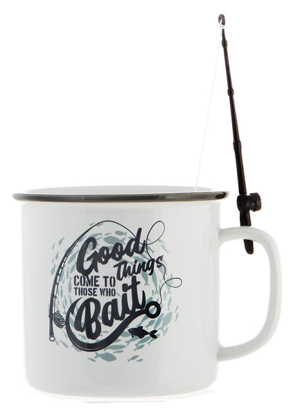 Boxer Gifts: Good Things Come - Fishing Mug