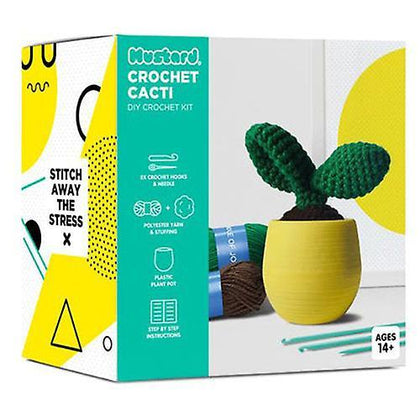 Mustard: Cactus Leaf DIY Crochet Kit