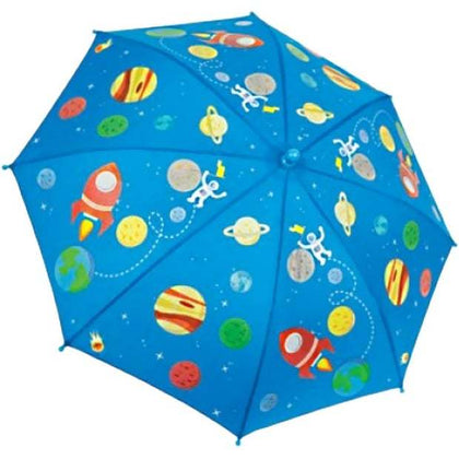 Kids Colour Changing Umbrella - Rocket