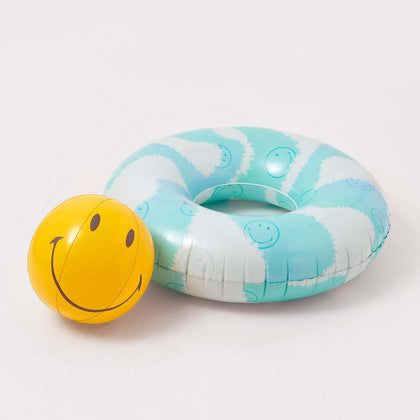 Sunnylife: Pool Ring & Ball - Smiley