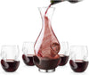 Final Touch: Conundrum Red Wine Glasses and Decanter Set